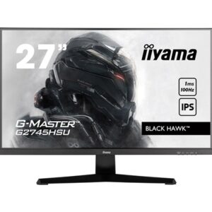 iiyama G-MASTER G2745HSU-B1 27 inch IPS Monitor, Full HD, 1ms, HDMI, DisplayPort, USB Hub, Freesync, 100Hz, Speakers, Black, Internal PSU, VESA - Image 2