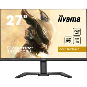 iiyama G-MASTER Gold Phoenix GB2790QSU-B5 27 inch IPS Gaming Monitor, QHD, 1ms, HDMI, DisplayPort, USB Hub, Freesync, 240Hz, Speakers, Black, Internal PSU, VESA, Height Adjustable - Image 3