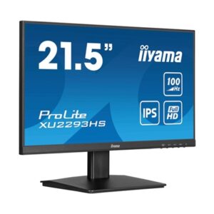 iiyama PROLITE XU2293HS-B6 22 inch IPS Monitor, Full HD, 1ms, HDMI, DisplayPort, Freesync, 100Hz, Speakers, Black, Internal PSU, VESA - Image 2