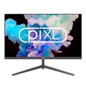 piXL CM215F17 21.5 Inch Frameless Monitor, Slim Design, 5ms Response Time, 75Hz Refresh Rate, Full HD 1920 x 1080, VGA / HDMI, 16.7 Million Colour Support, Black Finish - Image 2