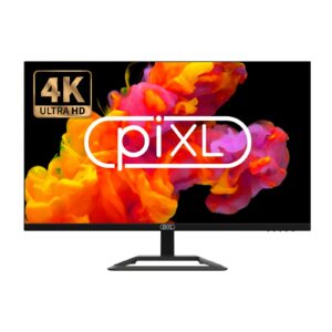 piXL CM32F44K 32 Inch 4K Monitor, Widescreen IPS LCD Panel, 3840 x 2160, 5ms Response Time, 60Hz Refresh, Display Port / HDMI, 16.7 Million Colour Support, VESA Wall Mount, Black Finish, 3 Year Warranty - Image 3