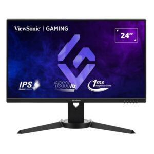 Viewsonic VX2479J-HD-PRO 24 Inch IPS Gaming Monitor, Full HD, 180Hz, 1ms, Freesync, HDMI, Display Port, Height Adjust, Pivot, Swivel, VESA - Image 3