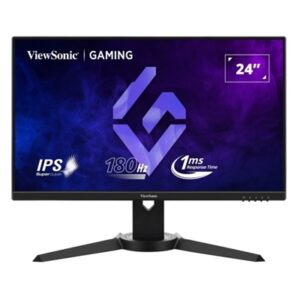 Viewsonic VX2479J-HD-PRO 24 Inch IPS Gaming Monitor, Full HD, 180Hz, 1ms, Freesync, HDMI, Display Port, Height Adjust, Pivot, Swivel, VESA - Image 2