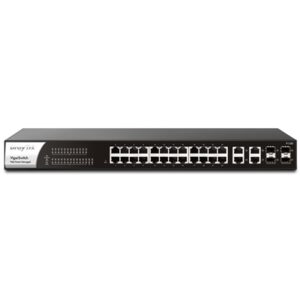 DrayTek VSP1282-K VigorSwitch P1282 24 Port Gigabit POE Smart Managed Switch with 4x 10GbE SFP Ports - Image 2