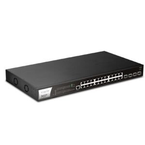 DrayTek VSP2282X-K VigorSwitch P2282x 24 Port POE Fully Managed Layer 2+ Switch with 4x 10GbE SFP Ports - Image 3