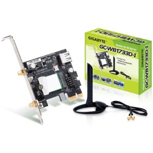 Gigabyte GC-WB1733D-I Intel Wireless AC1750 Dual Band PCI-Express WiFi Card with Bluetooth 5.0 c/w Antenna - Image 3