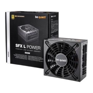 Be Quiet! 500W be quiet! SFX-L, Full Modular, 80PLUS Gold, Single Rail, 41.7A, 120mm Fan, SFX PSU w/ ATX Bracke - Image 3