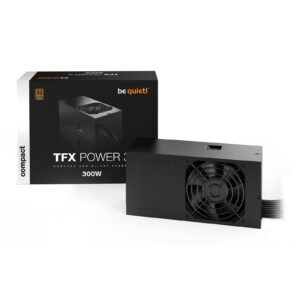 be quiet! TFX Power 3, 300W, 80 PLUS Bronze Wired PSU, Single Rail, 25A +12V, Black, TFX PSU - Image 3