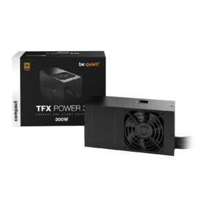 be quiet! 300W TFX Power 3, 80 PLUS Gold Wired PSU, Dual Rail, 26A +12V, Black, TFX PSU - Image 3