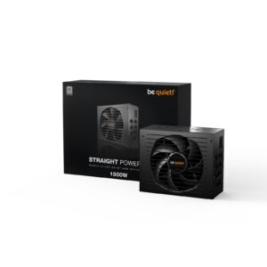 be quiet! Straight Power 12 1500W PSU, 80 PLUS Platinum, ATX 3.0 PSU with full support for PCIe 5.0 GPUs and GPUs with 6+2 pin connectors, 10-year manufacturer's warranty - Image 3