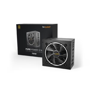 be quiet! Pure Power 12 M 750W PSU, 80 PLUS Gold, Exceptionally Quiet 120mm Fan, ATX 3.0, 10 Year Warranty - Image 3