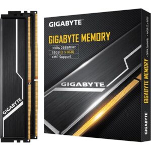 Gigabyte GP-GR26C16S8K2HU416 System Memory 16GB (2x8GB) 2666Mhz, DDR4, Heatsink, 1.2v, Black, Retail Boxed - Image 3