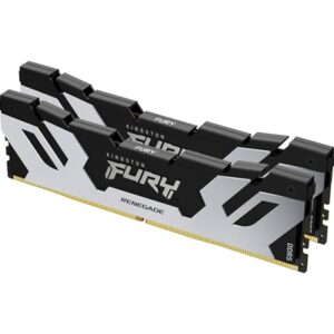 Kingston FURY Renegade KF564C32RSK2-64 64GB (32GB x2) DDR5 6400MT/s Silver/Black DIMM, AMD EXPO Certified - Image 2