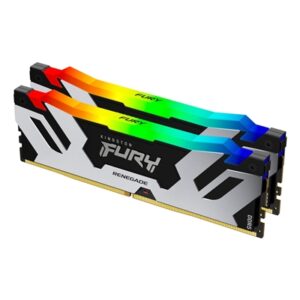 Kingston FURY Renegade RGB KF560C32RSAK2-96 96GB (48GB x2) DDR5 6000MT/s Silver/Black DIMM [XMP] - Image 2