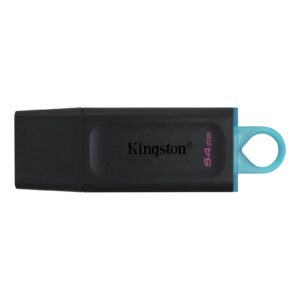 Kingston DataTraveler Exodia 64GB USB 3.2 Black with Cyan loop USB Flash Drive - Image 3