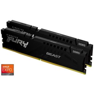 Kingston FURY Beast KF552C36BBEK2-32 32GB (2x16GB) System Memory, 5200MT/s, DDR5,CL36, DIMM, Black, AMD EXPO Certified - Image 2