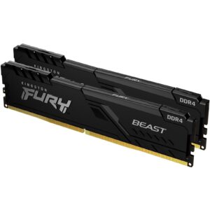 Kingston FURY Beast 16GB (2 x 8GB) 2666MHz DDR4 DIMM  System Memory Black Heatsink - Image 3