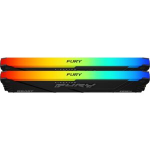 Kingston Fury Beast 16GB 3600MHz (2x8Gb) DDR4 CL17 DIMM RGB System Memory - Image 3