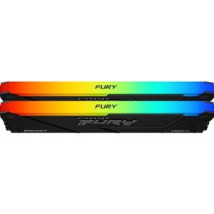 Kingston Fury Beast 16GB 3600MHz (2x8Gb) DDR4 CL17 DIMM RGB System Memory - Image 2