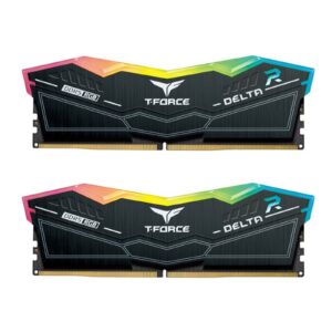 Team T-Force Delta RGB FF3D532G6200HC38ADC01 32GB 6200MHz DDR5 System Memory, 2 x 16GB, Black, CL38-38-38-78 1.25V - Image 3