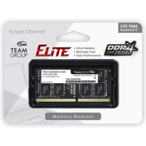 Team Elite 16GB No Heatsink (1 x 16GB) DDR4 2666MHz SODIMM System Memory - Image 2