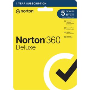 Norton 360 Deluxe 2022, Antivirus Software for 5 Devices, 1-year Subscription, Includes Secure VPN, Password Manager and 50GB of Cloud Storage, PC/Mac/iOS/Android, Retail Boxed - Image 3