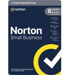 Norton Small Business, Antivirus Software, 6 Devices, 1-year Subscription, Includes 250GB of Cloud Storage, Dark Web Monitoring, Private Browser, 24/7 Business Support, Activation Code by email - ESD - Image 3