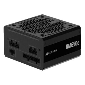 Corsair 650W RMe Series RM650e PSU, Fully Modular, Low-Noise, 80+Gold, Zero RPM Mode, ATX 3.1, PCIe 5.1