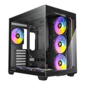 ANTEC Constellation C5 Black ARGB Case, 270' Full-view tempered glass, Dual Chamber, Support back-connect motherboards, 7 x ARGB PWM fans with built-in fan controller, ATX, Micro-ATX, ITX - Image 2