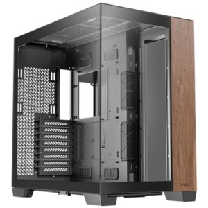 ANTEC Constellation C8 Dual Chamber Case, Gaming, Wood, Full Tower, 2 x USB 3.0 / 1 x USB Type-C, Seamless Left and Front Tempered Glass Side Panel, E-ATX, ATX, Micro ATX, ITX - Image 2