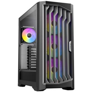 Antec Performance 1 FT ARGB Full Tower Tempered Glass PC Gaming Case - High-Airflow, E-ATX Compatible, with RGB Fans | 3 x 140mm ARGB Fans, Tool-Free Access, Dual 360mm Radiator Support, and Superior Cable Management - Image 2