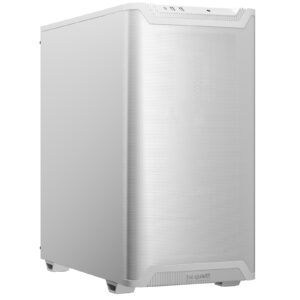 be quiet! Pure Base 501 Case, Airflow White, Mid Tower, 2 x USB Type-A, 1 x USB Type-C, 2 x Pure Wings 2 140mm Black PWM Fans Included, Sleek front panel and airflow top cover for a unified, classic design. - Image 3