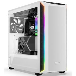 be quiet! Shadow Base 800 DX, ARGB, White, Mid Tower w/ Tempered Glass Window, 3x 140mm Fans, USB 3.2 Gen2,E-ATX/ATX/mATX/mITX - Image 2