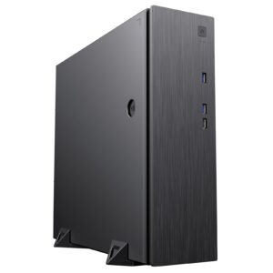 CiT S506 Case, Home & Business, Black, Slim Desktop Chassis, 2 x USB 3.0 / 1 x USB 2.0, Full Tool-Less Design, Micro ATX, Mini-ITX, TFX PSU Form Factor Required - Image 3