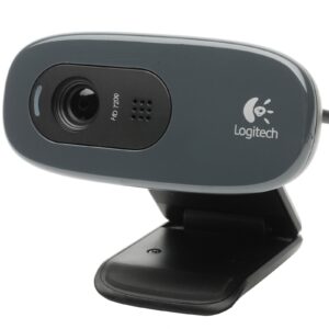 Logitech C270 HD Webcam, HD 720p/30fps, Widescreen HD Video Calling, HD Light Correction, Noise-Reducing Mic, For Skype, FaceTime, Hangouts, WebEx, PC/Mac/Laptop/Macbook/Tablet, Black - Image 3