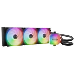 be quiet! Light Loop 360mm AIO Liquid Cooler - High-Performance ARGB All-in-One Water Cooling System with Triple Light Wings LX PWM Fans - Image 2