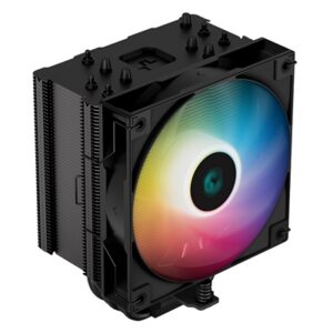 DeepCool AG500 BK ARGB Fan CPU Cooler, Universal Socket, Fine-Tuned 120mm PWM Addressable RGB Fan, 1850RPM, 5 Heat Pipes, 240W Heat Dissipation Power, Unique Matrix Fin Design, Intel LGA 1700 Bracket Included - Image 2