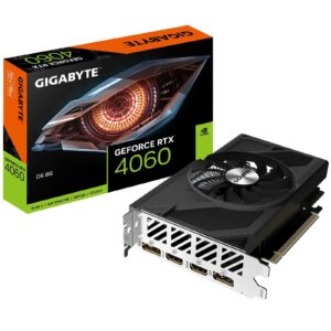 Gigabyte NVIDIA GeForce RTX 4060 D6 8G Graphics Card, 8GB GDDR6, 3072 CUDA Cores, 2460 MHz Core Clock, Single Fan, 2x DisplayPorts / 2x HDMI Ports - Image 3