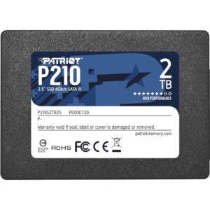 Patriot P210 (P210S2TB25) 2TB 2.5 Inch SSD, Sata 3 Interface, Read 520MB/s, Write 430MB/s, 3 Year Warranty - Image 3