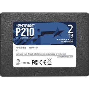 Patriot P210 (P210S2TB25) 2TB 2.5 Inch SSD, Sata 3 Interface, Read 520MB/s, Write 430MB/s, 3 Year Warranty - Image 2