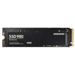 Samsung 980 (MZ-V8V250BW) 250GB NVMe SSD, M.2 Interface, PCIe Gen3, 2280, Read 2900MB/s, Write 1300MB/s, 5 Year Warranty - Image 2