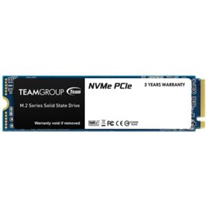 Team MP33 (TM8FP6001T0C101) 1TB NVMe SSD, M.2 Interface, PCIe Gen3, 2280, Read 1700MB/s, Write 1400MB/s, 3 Year Warranty - Image 2