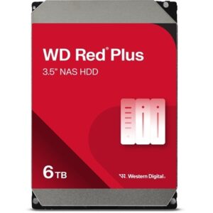 WD Red Plus WD60EFPX 6TB 3.5" 256MB Cache SATA III NAS Internal Hard Drive - Image 2