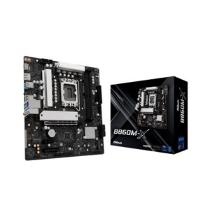 ASRock B860M-X Intel 1851 Socket Motherboard, Micro-ATX, 2x DDR5 Slots, 2x M.2 Sockets, 2x USB-C Port, 2.5GbE LAN, 1x DisplayPort / 1x HDMI Port - Image 2