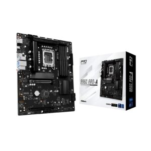 ASRock B860 Pro-A Intel 1851 Socket Motherboard, ATX, 4x DDR5 Slots, 3x M.2 Sockets, 2x USB-C Port, 2.5GbE LAN, 1x DisplayPort / 1x HDMI Port - Image 3