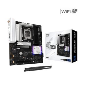 ASRock B860 Pro RS WiFi Intel 1851 Socket Motherboard, ATX, 4x DDR5 Slots, 3x M.2 Sockets, 2x USB-C Port, Fitted I/O Shield, 2.5GbE LAN, Wi-Fi 6E, 1x DisplayPort / 1x HDMI Port - Image 3