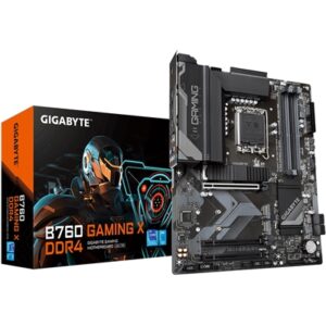 Gigabyte B760 GAMING X DDR4 Intel 1700 Socket Motherboard, ATX, 4x DDR4 Slots, 3x M.2 Sockets, 1x USB-C Port, Fitted I/O Shield, 2.5GbE LAN, 1x DisplayPort / 1x HDMI Port - Image 2