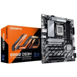 Gigabyte B860 DS3H Intel 1851 Socket Motherboard, ATX, 4x DDR5 Slots, 2x M.2 Sockets, 2x USB-C Port, 2.5GbE LAN, 1x DisplayPort / 1x HDMI Port - Image 2