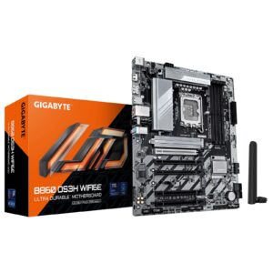 Gigabyte B860 DS3H WIFI6E Intel 1851 Socket Motherboard, ATX, 4x DDR5 Slots, 2x M.2 Sockets, 2x USB-C Port, 2.5GbE LAN, Wi-Fi 6E, 1x DisplayPort / 1x HDMI Port - Image 3