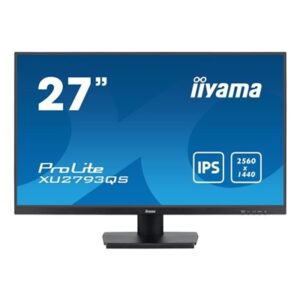 iiyama Prolite XU2793QS-B7 27 inch IPS Monitor, WQHD, 1ms, HDMI, DisplayPort, 100Hz, Speakers, Black, Internal PSU, VESA - Image 2